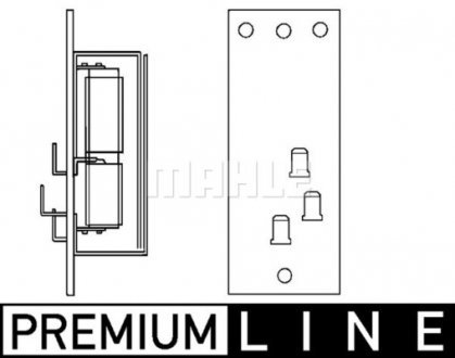 Регулятор печки, MAN F 90 / M 90 MAHLE / KNECHT ABR83000P (фото 1)