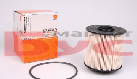 Фильтр топливный, OM904 4.3D MAHLE / KNECHT KX 67/2D