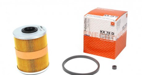 Фильтр топливный, 1.7DI-CDTI 01- MAHLE / KNECHT KX 78D (фото 1)