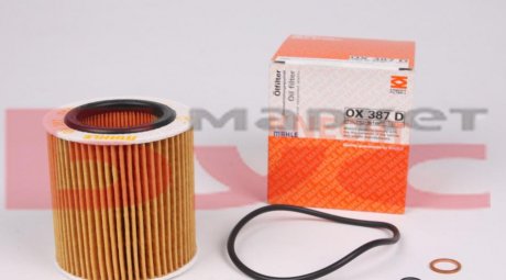 Фильтр масляный двигателя (-) MAHLE / KNECHT OX 387D (фото 1)