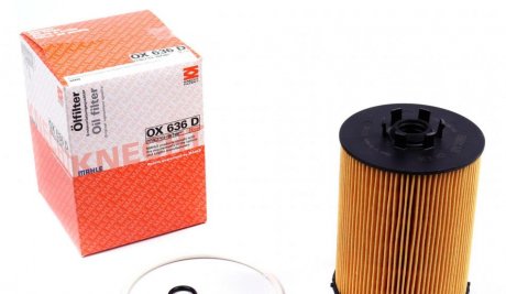 Фильтр масляный двигателя (-) MAHLE / KNECHT OX 636D (фото 1)