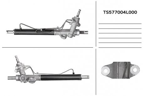 Рульовий механізм (рейка) в зборі MANDO TS577004L000