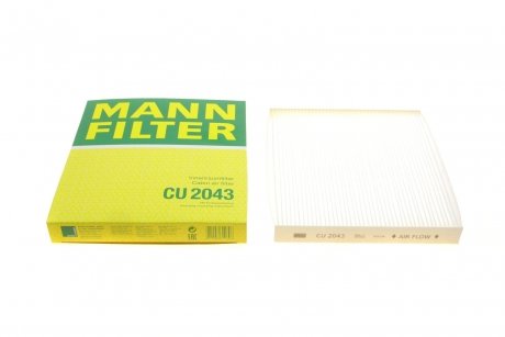 Повітряний фільтр салону MANN CU 2043 (фото 1)