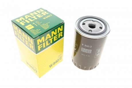 Фильтр масляный двигателя MANN W 840/2 (фото 1)