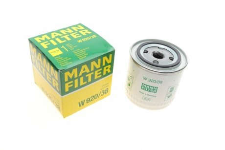 Масляный фильтр MANN W 920/38 (фото 1)