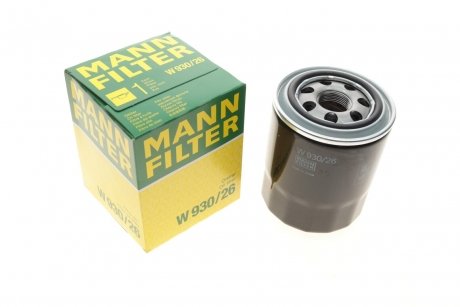 Фільтр масляний (вир-во) MANN W 930/26 (фото 1)