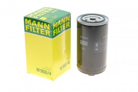 Фільтр масляний (вир-во) W950/4 MANN W 950/4