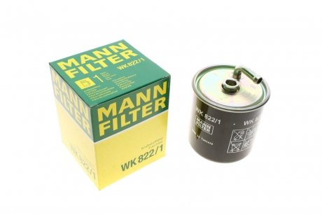 Фільтр паливний (вир-во) MANN WK 822/1 (фото 1)