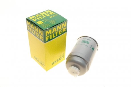 Фильтр топливный, 1.9/2.0/2.2/2.5/2.8D/TDI/HDi MANN WK 842/2 (фото 1)