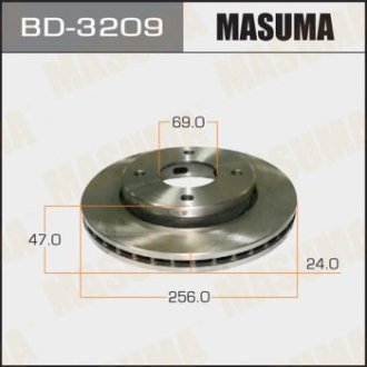 Диск гальмівний (кратно 2 шт.)) MASUMA BD3209