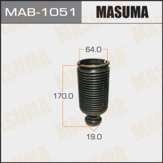 Пильовик переднього амортизатора Toyota Corolla (-02) MASUMA MAB1051 (фото 1)