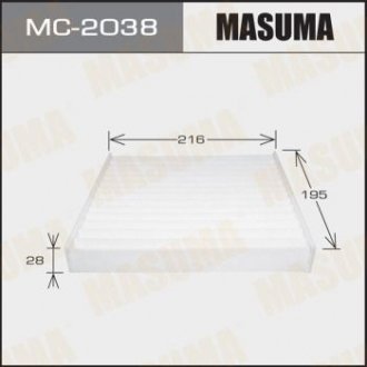 Фильтр салона MASUMA MC2038 (фото 1)