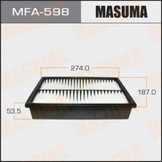 Фільтр повітряний MASUMA MFA598 (фото 1)