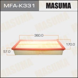 Фільтр повітряний MASUMA MFAK331 (фото 1)