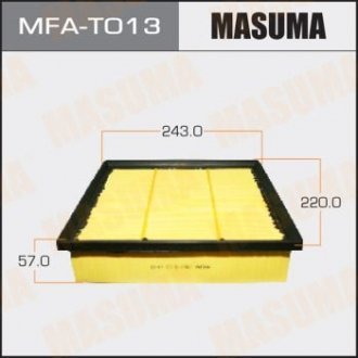 Фільтр повітряний MASUMA MFAT013 (фото 1)