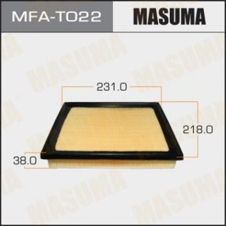Фільтр повітряний MASUMA MFAT022