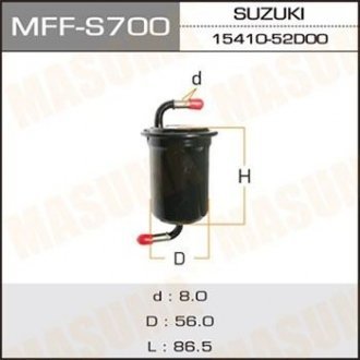 Фільтр паливний MASUMA MFFS700 (фото 1)