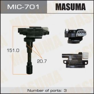 Котушка запалювання MASUMA MIC701
