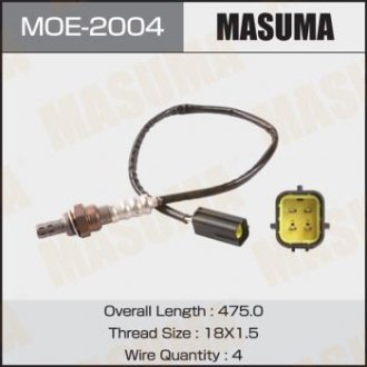 Датчик кисню (лямбда-зонд) Infinity FX35 (06-12) / Nissan Qashqai (06-13), X-Trail (07-14) MASUMA MOE2004 (фото 1)