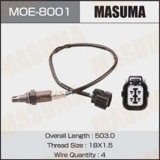 Датчик кисню (лямбда-зонд) MASUMA MOE8001 (фото 1)