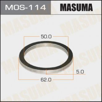 Кільце глушника графітове MASUMA MOS114 (фото 1)