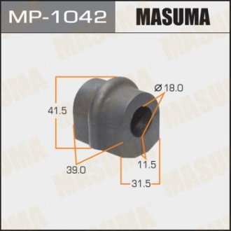 Втулка стабілізатора заднього Nissan X-Trail (00-07) (Кратно 2 шт) MASUMA MP1042 (фото 1)