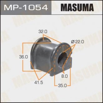 Втулка стабілізатора переднього Toyota Corolla (01-06), Prius (03-08) (Кратно 2 шт) MASUMA MP1054 (фото 1)