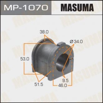 Втулка стабілізатора переднього Toyota Land Cruiser (09-) (Кратно 2 шт) MASUMA MP1070