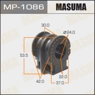 Втулка стабілізатора MASUMA MP1086 (фото 1)