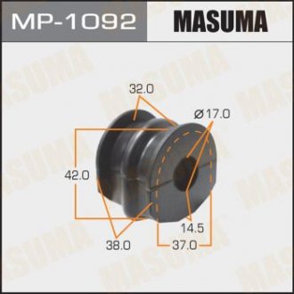 Втулка стабілізатора заднього Nissan Qashqai (07-), X-Trail (07-) (Кратно 2 шт) MASUMA MP1092 (фото 1)