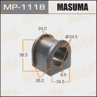 Втулка стабілізатора заднього Mazda 3 (06-13) (Кратно 2 шт) MASUMA MP1118 (фото 1)