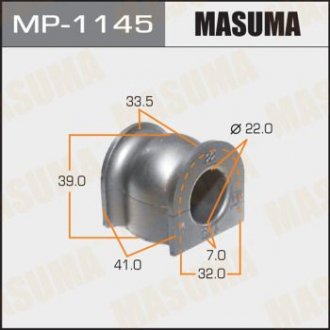 Втулка стабілізатора переднього Honda City (06-08), Jazz (04-08) (Кратно 2 шт) MASUMA MP1145