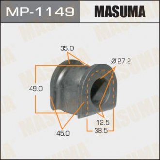 Втулка стабілізатора переднього Honda Accord Tourer (02-08) (Кратно 2 шт) MASUMA MP1149 (фото 1)