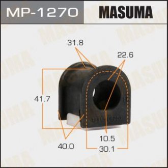 Втулка стабілізатора переднього Toyota Avensis (-00) (Кратно 2 шт) MASUMA MP1270