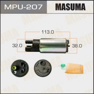Бензонасос електричний (+сітка)) Nissan MASUMA MPU207 (фото 1)