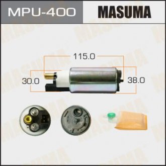 Бензонасос электрический (+сеточка) Suzuki MASUMA MPU400 (фото 1)