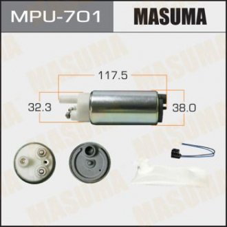 Бензонасос електричний (+сітка)) Mitsubishi/ Suzuki MASUMA MPU701 (фото 1)