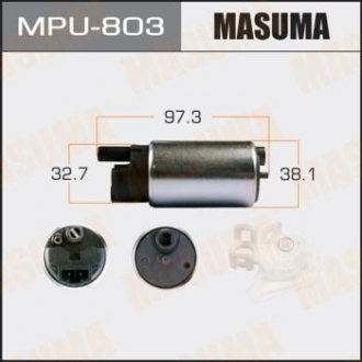 Бензонасос электрический (+сеточка) Honda/ Mazda/ Mitsubishi/ Subaru MASUMA MPU803 (фото 1)