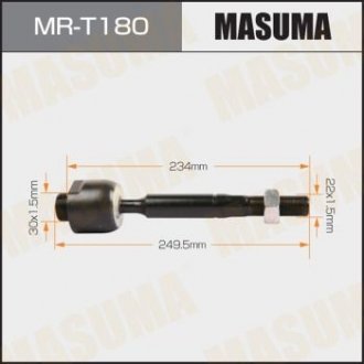 Тяга рулевая MASUMA MRT180 (фото 1)