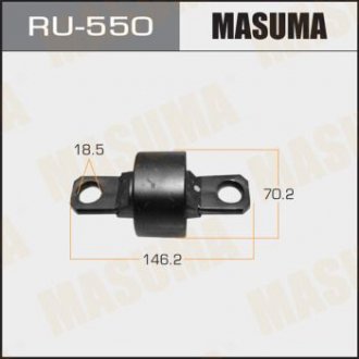 Сайлентблок заднього поздовжнього важеля Mazda 6 (07-12) MASUMA RU550 (фото 1)