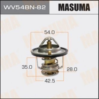 Термостат WV54BN-82 NISSAN X-TRAIL MASUMA WV54BN82 (фото 1)