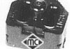Подушка радіатора vw caddy/seat cordoba, ibiza (95-04) (02845) metalcaucho