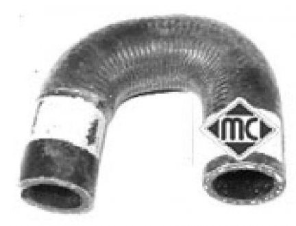 Патрубок системи опалення peugeot 406 1.9d Metalcaucho 08579 (фото 1)