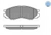 Комплект тормозных колодок из 4 шт. дисков MEYLE 025 232 9015/W (фото 1)
