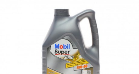 Моторна олива Super 3000 X1 5W-40, 4л MOBIL 152566 (фото 1)