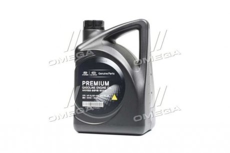 Масло моторное premium gasoline 5w20 sl/gf-3 (4l) полусинтетика MOBIS 0510000421 (фото 1)