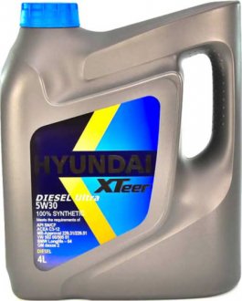 Масло моторное Hyundai / Kia XTeer Diesel Ultra 5W-30 (4 л) MOBIS 1041222