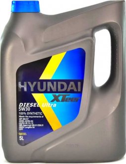 Олія моторна Hyundai / Kia XTeer Diesel Ultra 5W-30 (5 л) MOBIS 1051222