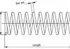 MONROE RENAULT Пружина подвески передн.Laguna I 2.2D 93- SP0074