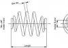 OPEL Пружина подвески задн. Astra H,Zafira B 04- MONROE SP3412 (фото 1)